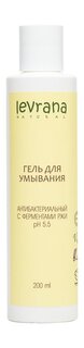 Гель для умывания жирной и проблемной кожи Levrana Гель для умывания Антибактериальный С ферментами ржи pH 5.5