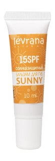 Солнцезащитный бальзам для губ с кокосовым маслом Levrana Sunny Lip Balm SPF 15