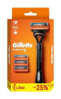 Станок для бритья с 4-мя сменными кассетами Gillette Fusion 5