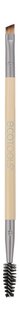 Двухсторонняя кисть для макияжа бровей из синтетического ворса EcoTools Eyebrow Brush Duo