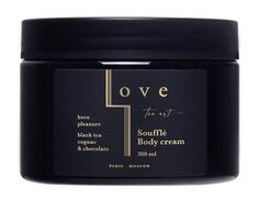 Крем-суфле для тела с ароматом черного чая, коньяка и шоколада Love Tea Art Soufflé Body Cream Black Tea and Cognac Chocolate