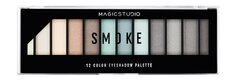 Палетка теней для век Magic Studio 12 Color Eyeshadow Palette: Smoke