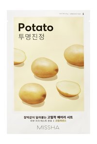 Смягчающая маска для тусклой кожи лица с экстрактом картофеля Missha Airy Fit Sheet Mask Potato