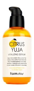 Освежающая сыворотка для лица с экстрактом юдзу FarmStay Citrus Yuja Vitalizing Serum