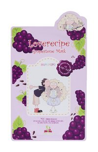 Тканевая маска для лица с виноградом Sallys Box Loverecipe Grapestone Mask