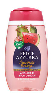 Гель для душа с ароматом арбуза и индийской фиги Felce Azzurra Summerbronze Watermelon And Prickly Pear Shower Gel