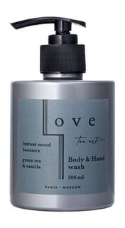 Гель для душа и рук с ароматом зеленого чая и ванили Love Tea Art Body and Hand Wash Green Tea and Vanilla
