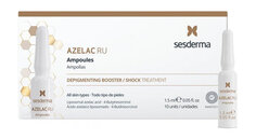 Депигментирующее средство для лица на основе азелаиновой кислоты Sesderma Azelac Ru Ampoules