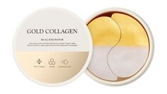 60 гидрогелевых патчей для области вокруг глаз с золотом и коллагеном SNP Gold Collagen Dual Eye Patch