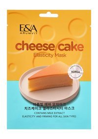 Тканевая маска для упругости кожи лица с ароматом чизкейка Eva Mosaic Arumvit E&A Cheese Cake Elasticity Mask