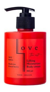 Крем-лифтинг для тела с ароматом черного чая и ягод асаи Love Tea Art Lifting Moisturizer Body Cream Black Tea and Acai Berry