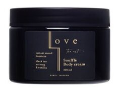 Крем-суфле для тела с ароматом черного чая, мускатного ореха и ванили Love Tea Art Soufflé Body Cream Black Tea and Nutmeg Vanilla