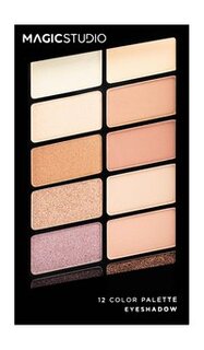 Палетка теней для век Magic Studio Shaky 12 Color Eyeshadow Palette: Brown
