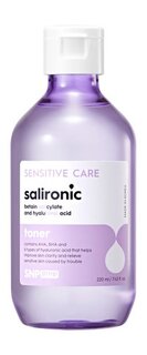 Мягкий тонер с кислотами для чувствительной кожи лица SNP Prep Sensitive Care Salironic Toner