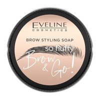 Прозрачное мыло для укладки бровей Eveline Brow & Go! Brow Styling Soap