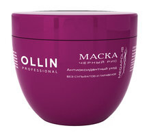 Восстанавливающая маска для сухих, тусклых и обезвоженных волос Ollin Professional Megapolis Черный рис Маска