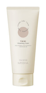 Очищающая пенка для лица с маслом какао и медом Missha Creamy Latte Cacao Cleansing Foam
