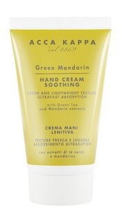 Успокаивающий крем для рук с экстрактами зеленого чая и мандарина Acca Kappa Green Mandarin Soothing Hand Cream