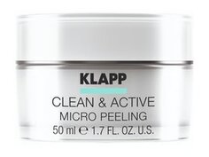 Микропилинг для лица с гиаулуроновой кислотой Klapp Clean & Active Micro Peeling