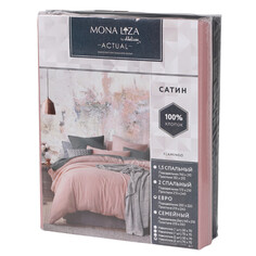 Комплекты Дуэт постельное белье дуэт MONA LIZA Актуал сатин гладкокр. 2 нав.50х70см фламинго, арт.5208/54