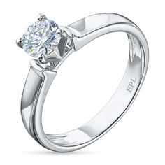 Кольцо из серебра э0612кц10210203_white ЭПЛ Даймонд