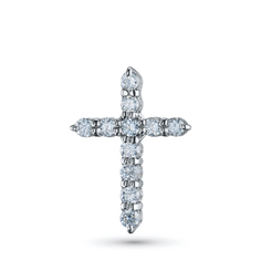 Подвеска из серебра э0612пд04170300_white ЭПЛ Даймонд