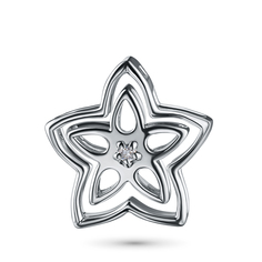 Подвеска из серебра э0612пд04201108_white ЭПЛ Даймонд