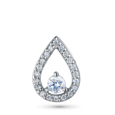 Подвеска из серебра э0612пд06162800_white ЭПЛ Даймонд