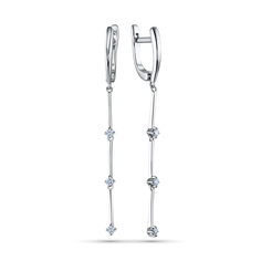 Серьги из серебра э0612сг10155600 ЭПЛ Даймонд