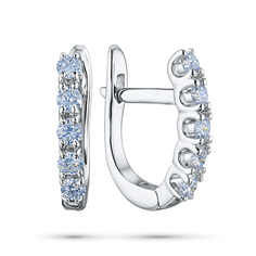 Серьги из серебра э0612сг02210103 ЭПЛ Даймонд