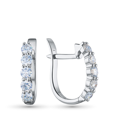 Серьги из серебра э0612сг03142100 ЭПЛ Даймонд
