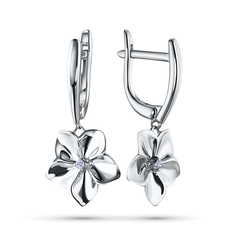 Серьги из серебра э0612сг05162400 ЭПЛ Даймонд