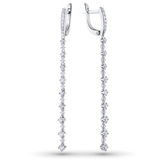 Серьги из белого золота э4712сг03180600 ЭПЛ Даймонд