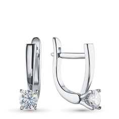 Серьги из серебра э0612сг04202984 ЭПЛ Даймонд