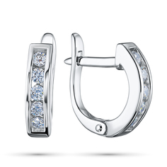 Серьги из серебра э0612сг05102300 ЭПЛ Даймонд