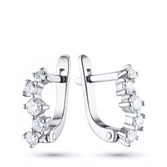 Серьги из серебра э0612сг10172900 ЭПЛ Даймонд