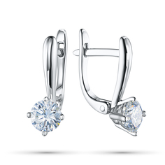 Серьги из белого золота э4712сг04200689 ЭПЛ Даймонд