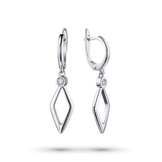Серьги из серебра э0612сг09172200 ЭПЛ Даймонд