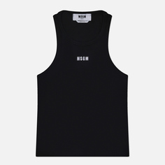 Женская майка MSGM Impact Embroidered Logo