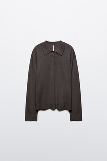 джемпер женский Джемпер-поло вязаный со стразами Befree