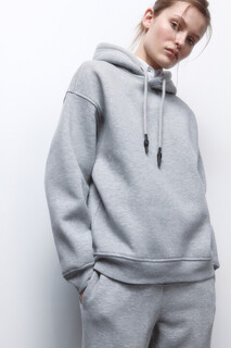 худи женское Худи oversize утепленная с капюшоном Befree