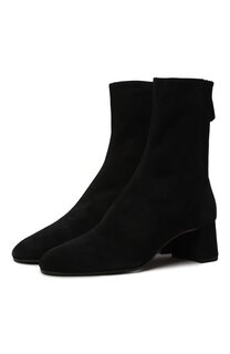 Замшевые ботильоны Saint Honore 50 Aquazzura