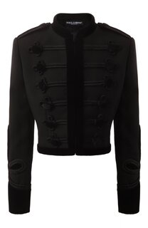 Жакет из шерсти и хлопка Dolce & Gabbana