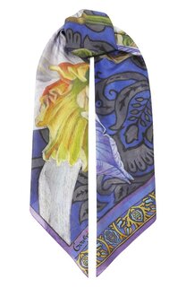 Шелковый платок Ирисы Gourji
