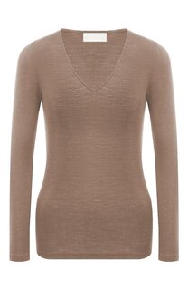 Пуловер из шерсти и шелка Hanro