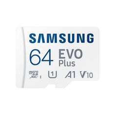 Карта памяти microSDXC Samsung 64Gb Class10 UHS-I U1+ SD Adapter (MB-MC64KA) 64Gb Class10 UHS-I U1+ SD Adapter (MB-MC64KA)