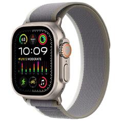 Смарт-часы Apple Watch Ultra 2 49mm Titanium Case with Green/Grey Trail Loop, размер M/L Watch Ultra 2 49mm Titanium Case with Green/Grey Trail Loop, размер M/L