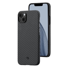 Чехол Pitaka для Apple iPhone 14 Plus(KI1401M) черный/ серый для Apple iPhone 14 Plus(KI1401M) черный/ серый