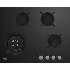 Встраиваемая газовая панель независимая Beko HINW 64229 S черная HINW 64229 S черная