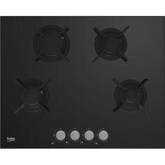 Встраиваемая газовая панель независимая Beko HING 642202 SB черная HING 642202 SB черная